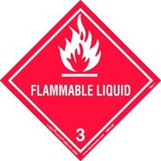 American Labelmark Co LabelMaster® HMSL60 Flammable Liquid Label, Worded, PVC-Free Film 500/Roll HMSL60